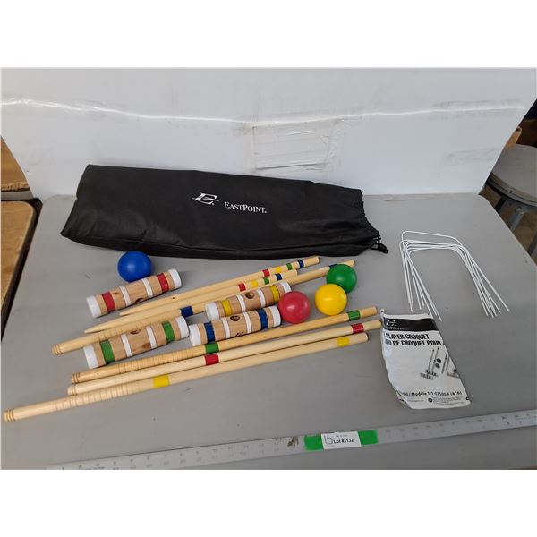 East Point 4 Person Croquet Set - PICK UP ONLY
