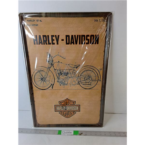 Harley-Davidson Metal Sign 23.5" x 15.5" - PICK UP