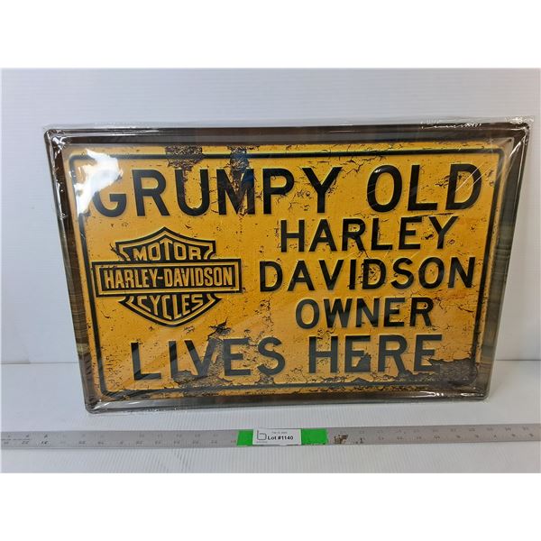Harley Davidson Metal Sign 23.5" x 15.75" - PICK UP