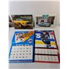 Image 2 : (7) Expired Calendars- Vintage Style, Cars, Hockey