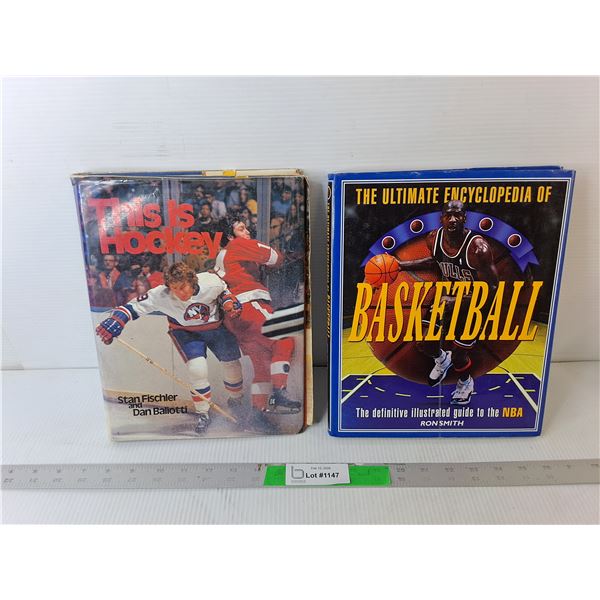 (2) Books- This is Hockey & Encyclopedia of Baseball