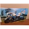 Image 2 : (3) Cardboard Signs- Harley Davidson, Labatt Blue, Pilsner Up to 36" x 24", Cannot Ship