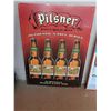 Image 4 : (3) Cardboard Signs- Harley Davidson, Labatt Blue, Pilsner Up to 36" x 24", Cannot Ship