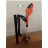Image 1 : Black & Decker Weed Wacker, Leaf Blower- No Batteries/As Is & 36.25" Pipe, Cannot Ship