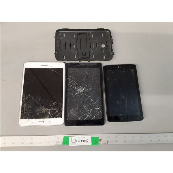 (3) Tablets & Case- As Is