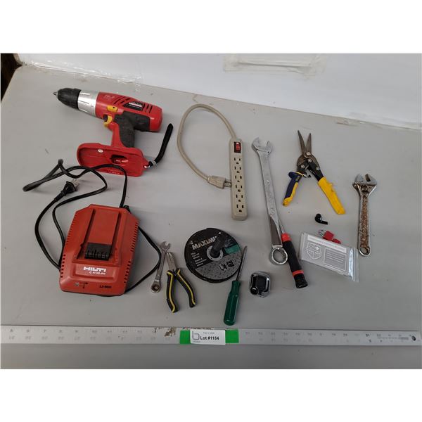 Craftsman Drill & Hilti Battery Charger-As Is, Cut off Wheels, Misc.