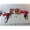 Image 1 : (2) Hair Dryers- Power On, Bath Bomb, Hair Dye, Misc - PICK UP