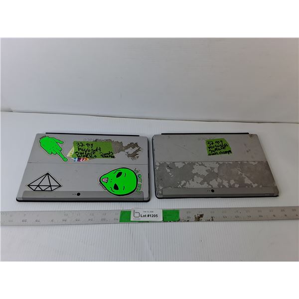 (2) Microsoft Surface Laptops- As Is