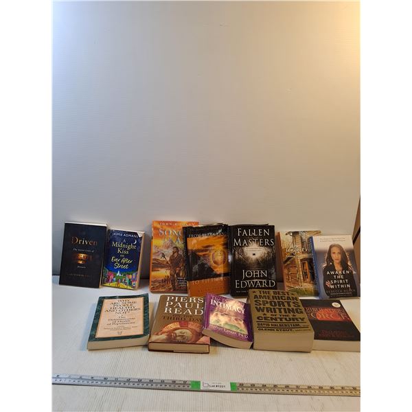 (12) Novels; Driven, Midnight Kiss, Fallen Masters,  The Longest Room, Misc