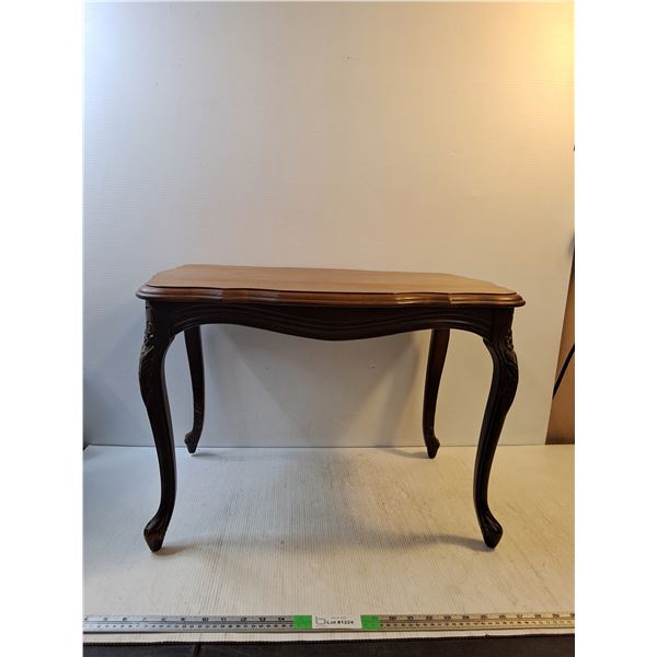 *Wooden Side Table 25"x17"x18" (cannot ship, as is)
