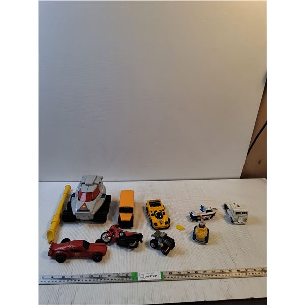 Toy Recorder, Plastic Toy Vehicles