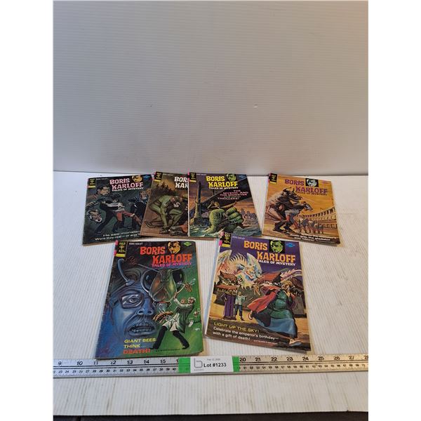 (6)Gold Key Comics; Boris Karloff Tales of Mystery