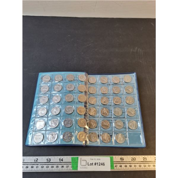 Vintage Coin Collection; Nickels- 1945-1990s (cannot authenticate)