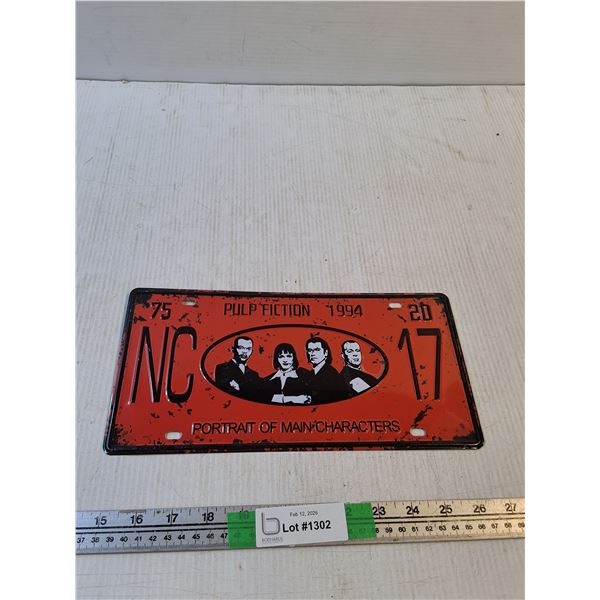 Novelty License Plate