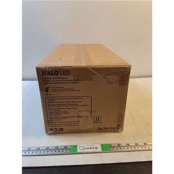 (6) LED Surface Mount Downlight 4" Square (NIB)