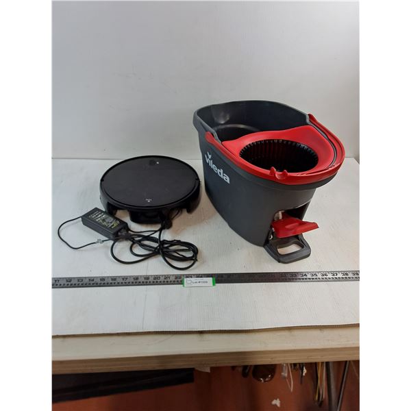 Robot Vacuum & Charging Station - Untested, As is, Vileda Mop/Ringer Bucket - PICK UP