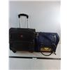 Image 1 : (2) Wheeled Suit Cases (Swiss Gear - Back Wheels Broken & Steve Madden - Extend Handle Broken)
