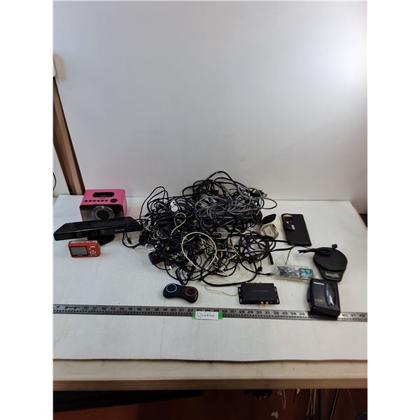 Assorted Electronics & Cords - All As is