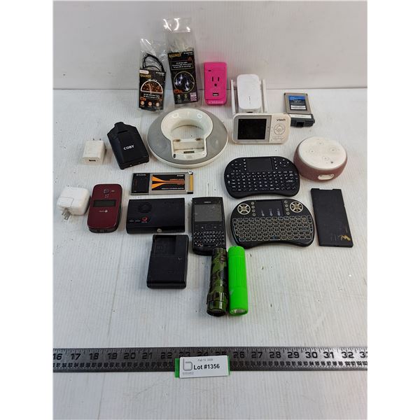 Assorted Electronics, Flashlights, String Lights - All Untested, As is