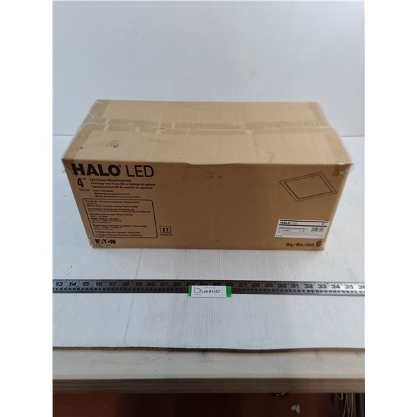 NIB Carton of 6 Eaton Halo LED Lights