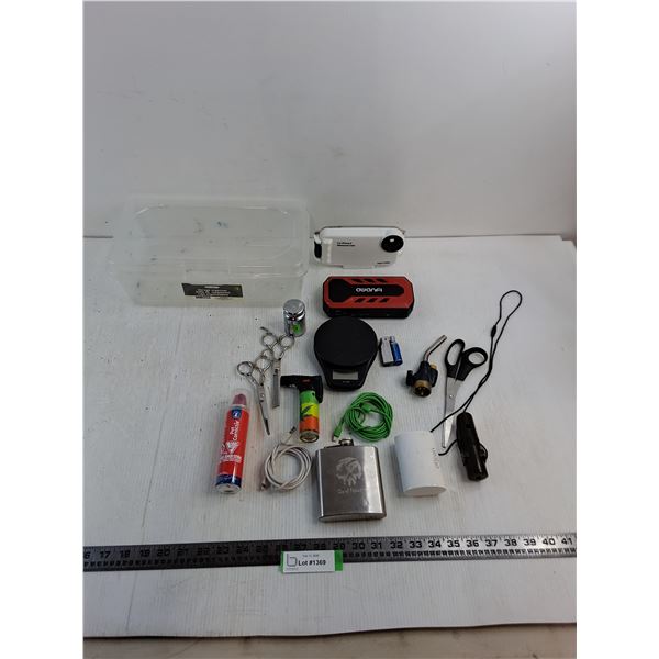 IPhone Case, Power Bank/Flashlight, Scissors, Electronic Scale, Flask, Whistle, Misc. - PICK UP
