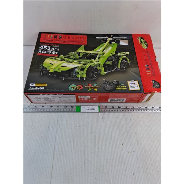 Stem Genius Remote Controlled Speedster-appears complete-as is