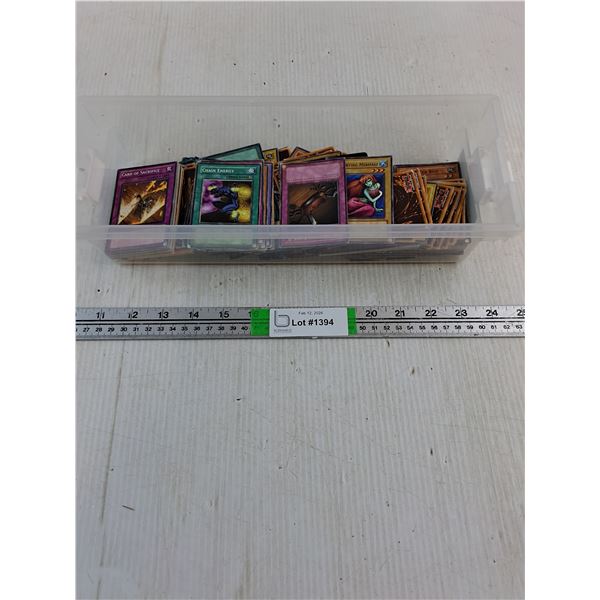 Plastic Container of Yu-Gi-Oh! Cards