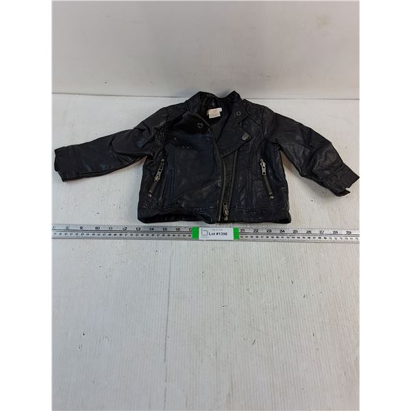 Joe Fresh Baby Leather Jacket-12-18 Mths.