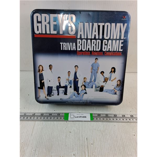 Grey's Anatomy Trivia Board Game