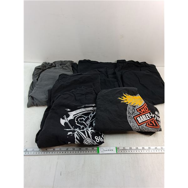 (5) T-Shirts-(4) XL and (1) Large