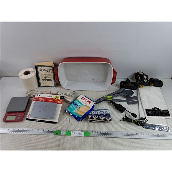 Baking Dish 13" x 9" x 3", Accu Weight Scale, Forehead Light, Extension Cord - Approx 4", Misc