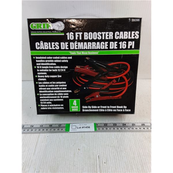 NIB 16 Ft. Booster Cables-4 Gauge