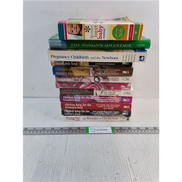 (9) Chicken Soup for the Soul Books,Baby Names,Pregnancy,Woman's Advantage Books