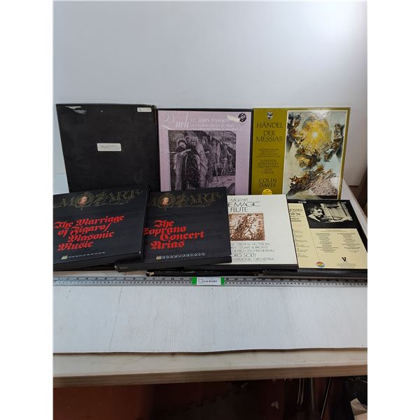 (10) Boxed record Sets of Various Classical Music as pictured