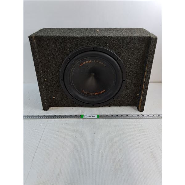 Precision power Subwoofer-untested-as is-20"x14"x8" - PICK UP