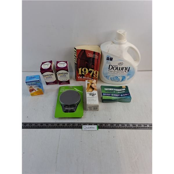 Centrum, Baby Drops, Kitchen Scale, Hair Dye, Nocoderm, Downy - Half Full, 1979 Book - Cannot Ship