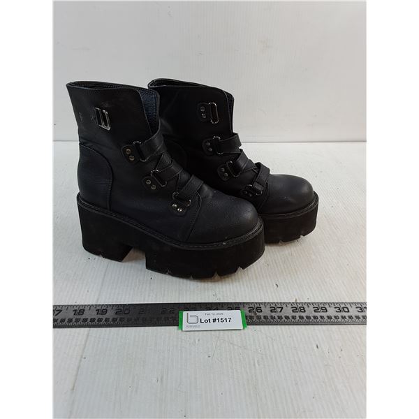 Women's Platform Boots - Size 38