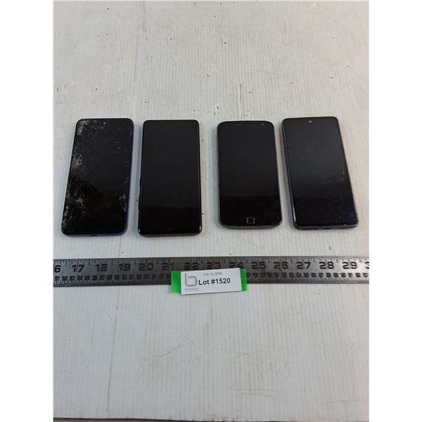 (4) Cell Phones - As is