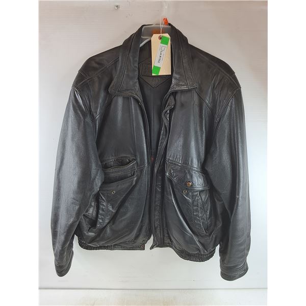 *Moores Leather Jacket - Size L