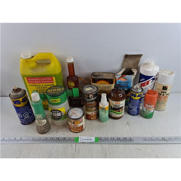 Antifreeze & Summer Coolant, Fuel Injector Cleaner, Wood Stain, Insect Killer, Misc -CANNOT SHIP