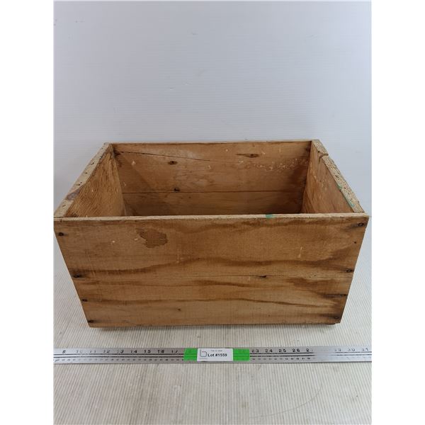 Wooden Crate 19" x 12" x 11"