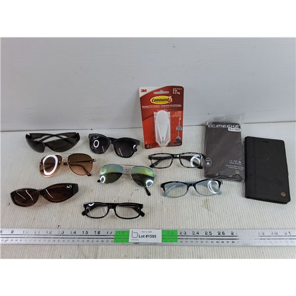Assorted Sunglasses, Apple iPhone 7/8 Plus Cases, 3M Damage Free Hanging