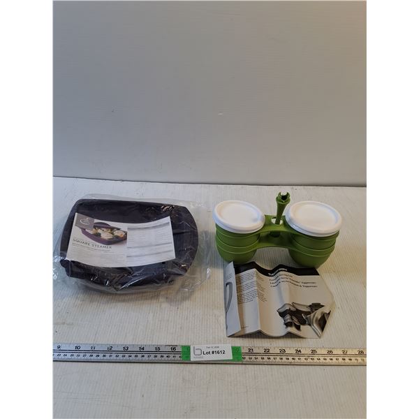 Silicone Square Steamer, Tupperware Essential Serving Line
