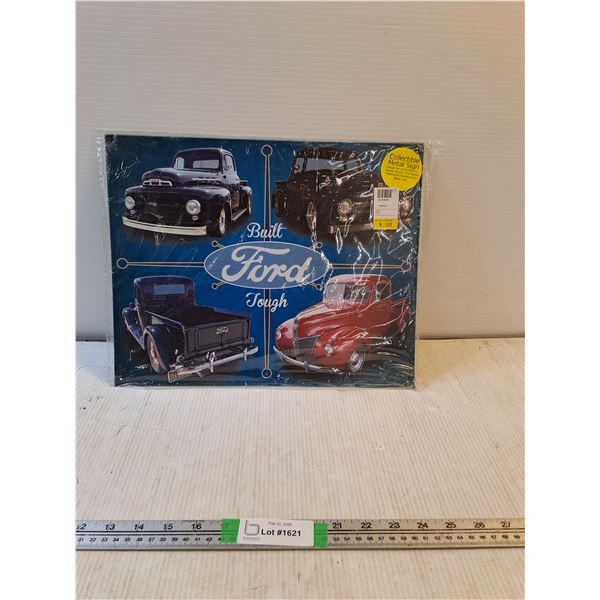15" Collectible Novelty Sign: Ford