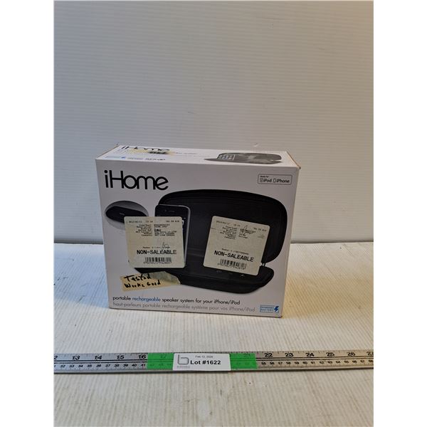 iHome Portable Rechargable Speaker System
