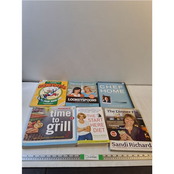 (6) Cooking & Grilling Books