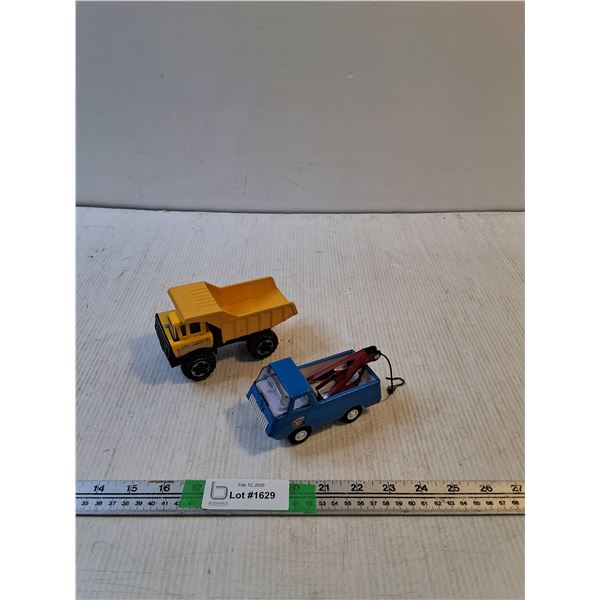 (2) Tonka Trucks; Dump Truck& Tow Truck