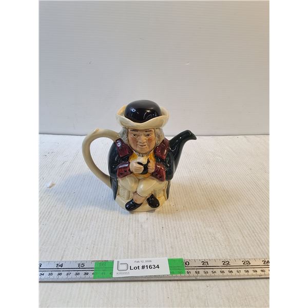 Tony Wood Porcelain Decorative Jar 7"