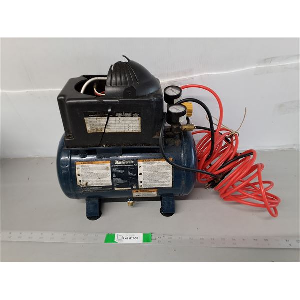 Mastercraft Air Compressor- Powers On, As Is- Cannot Ship