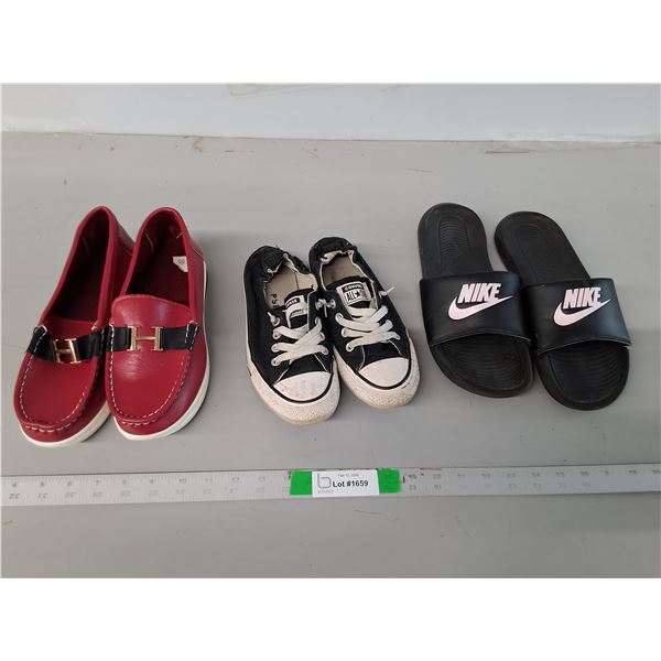 (2) Pairs of Women's Shoes- Approx.6/7 & Sandals size 9